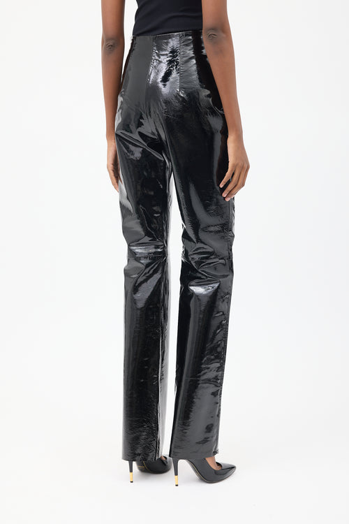 16Arlington Black Patent Leather Trouser