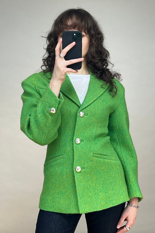 Green Speckled Blazer