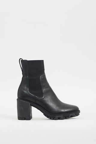 Rag 
Bone Black Leather Shiloh Chelsea Boot