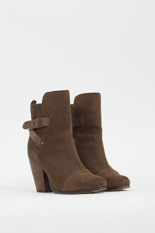 Rag 
Bone Brown Suede Kinsey Boot