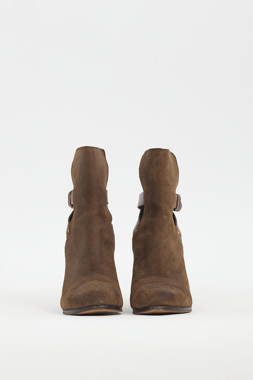 Rag 
Bone Brown Suede Kinsey Boot