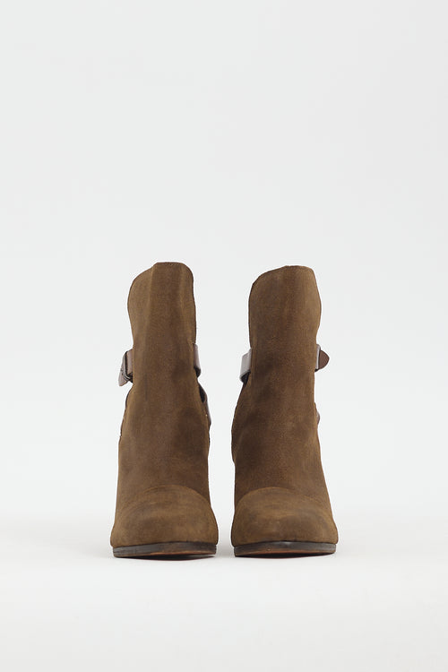 Rag 
Bone Brown Suede Kinsey Boot