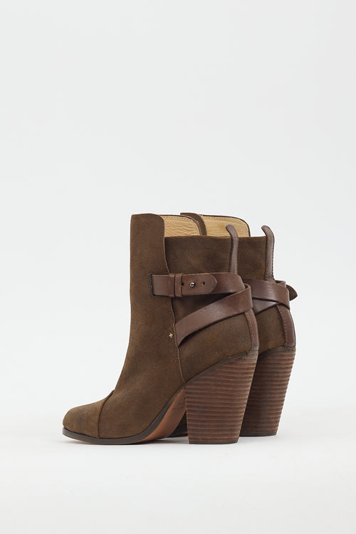 Rag 
Bone Brown Suede Kinsey Boot