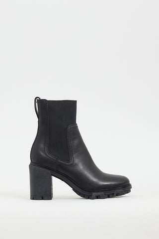 Rag 
Bone Black Leather Shiloh Chelsea Boot