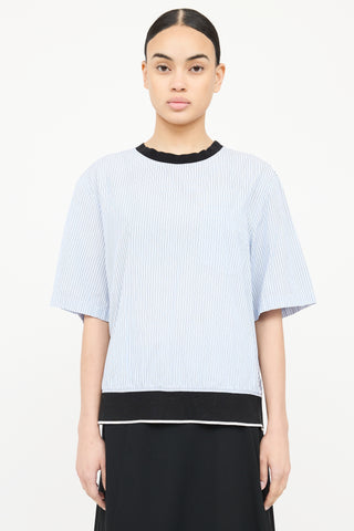 3.1 Phillip Lim Striped Panel Top