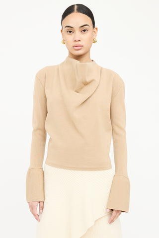 3.1 Phillip Lim Knit Cowlneck Sweater