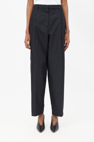 3.1 Phillip Lim Black Cotton Tapered Cargo Pants