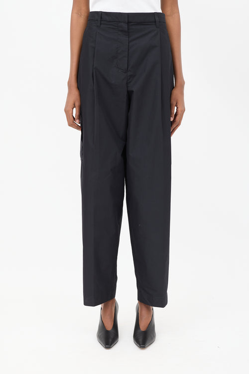 3.1 Phillip Lim Black Cotton Tapered Cargo Pants