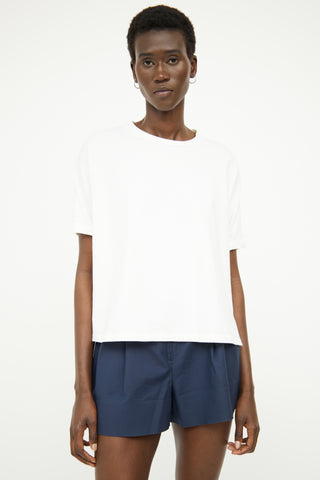 3.1 Phillip Lim White Silk Back Top