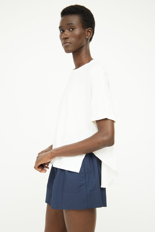 3.1 Phillip Lim White Silk Back Top