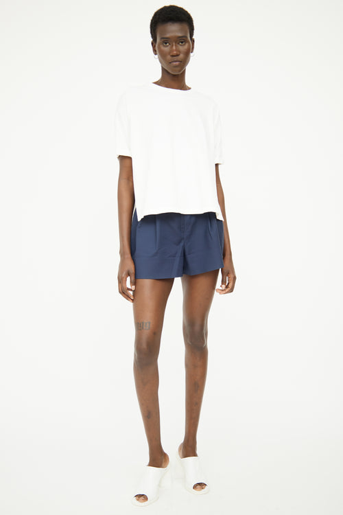 3.1 Phillip Lim White Silk Back Top