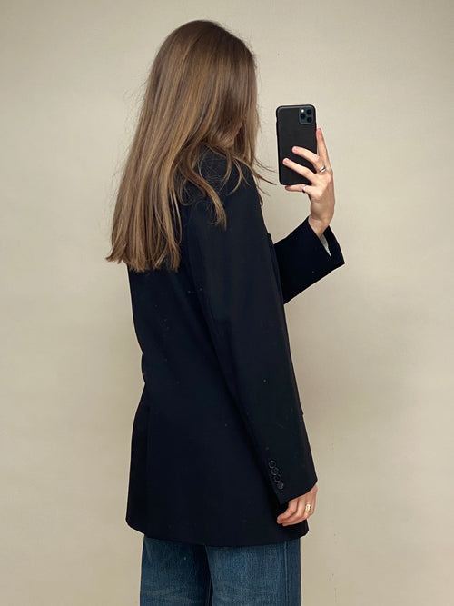 Black Virgin Wool Blazer