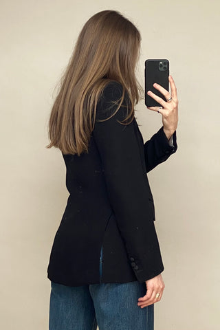 Black Buttoned Blazer