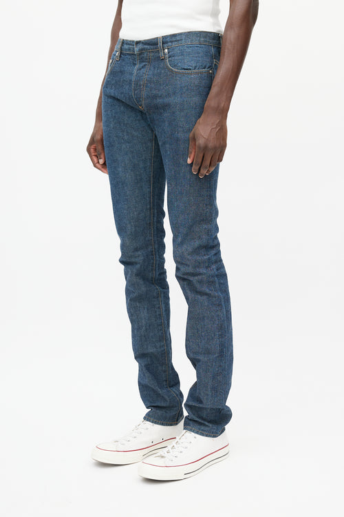 Dior Blue Medium Wash Skinny Denim Jeans