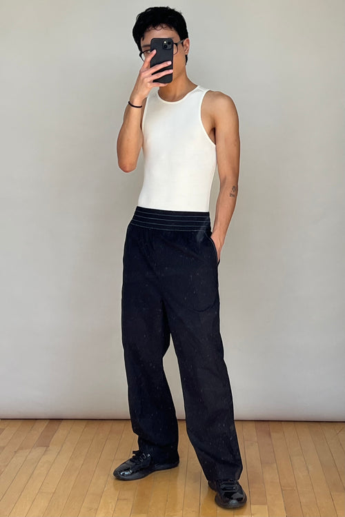 Contrast Stitch Track Pant