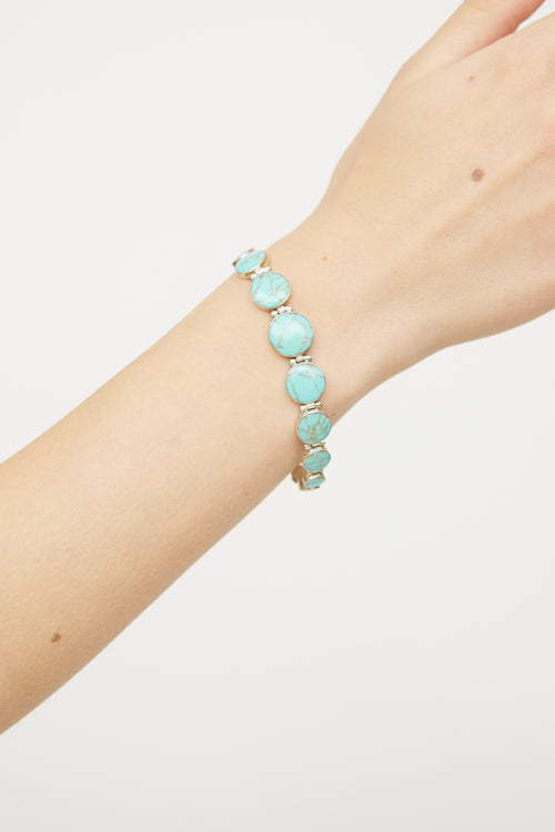 Fine Jewelry 926 Graduated Turquoise Bracelet