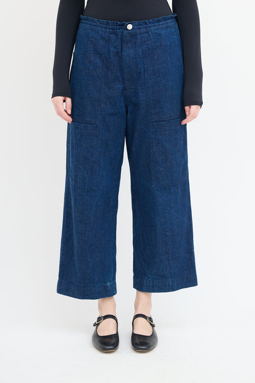 Acne Studios Raw Denim Drawstring Jeans