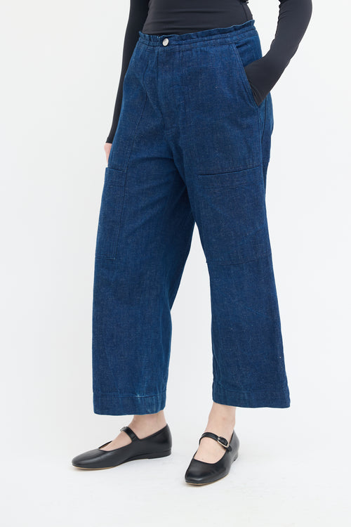 Acne Studios Raw Denim Drawstring Jeans