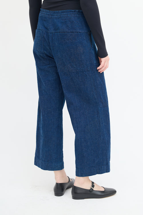 Acne Studios Raw Denim Drawstring Jeans