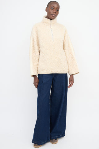 Acne Studios Faux Shearling Fedda Sweater