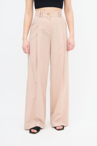 Aeron Pink Straight Leg Trouser