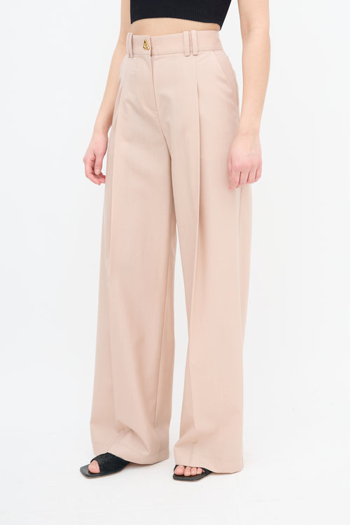 Aeron Pink Straight Leg Trouser