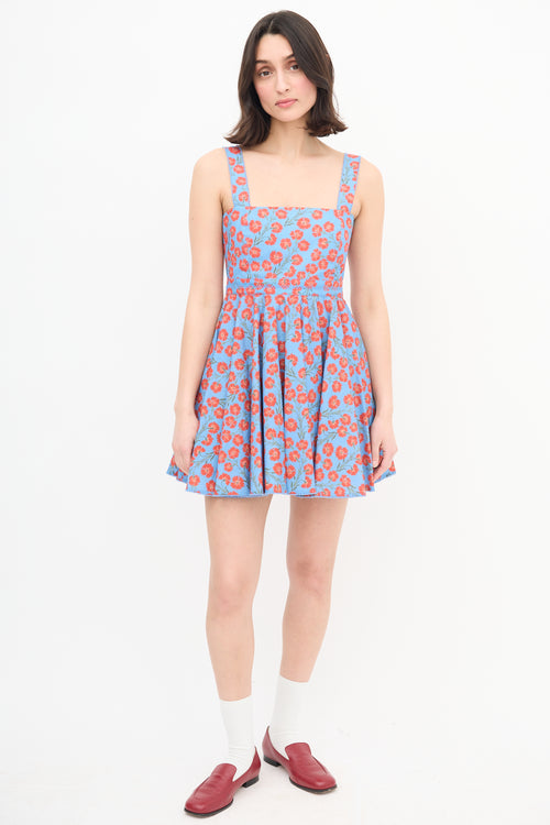 Agua Floral Poplin Dress