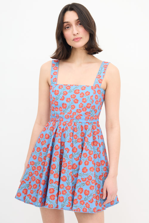 Agua Floral Poplin Dress