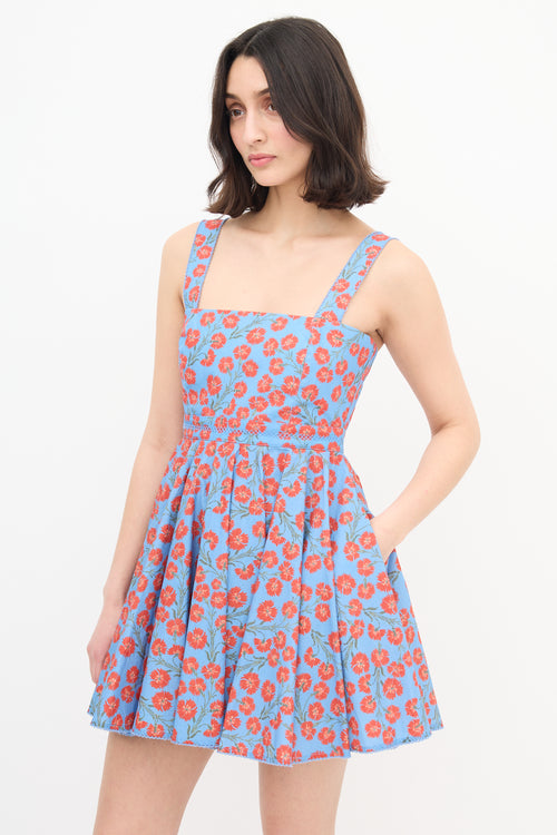 Agua Floral Poplin Dress