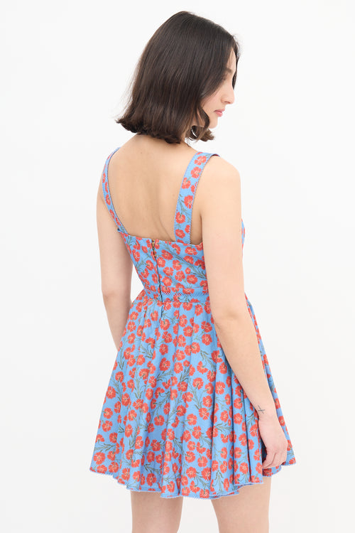 Agua Floral Poplin Dress