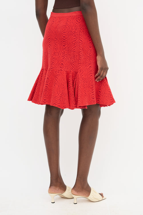 Alaïa Wave Godet Skirt