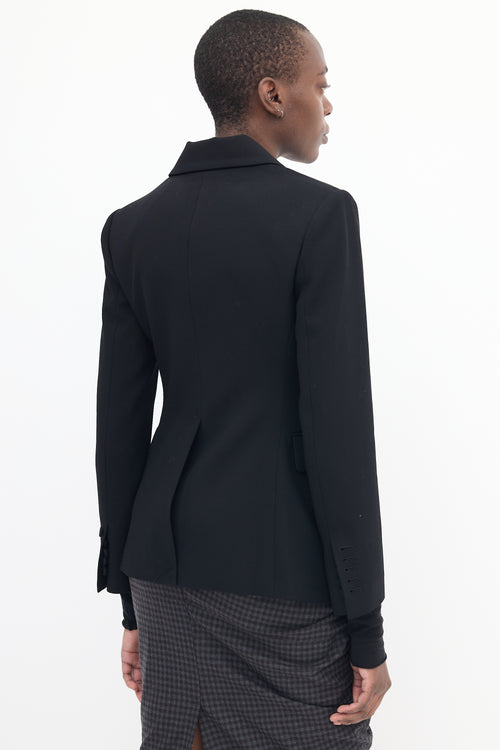 A.L.C. Black Davin III Stretch Tailored Blazer