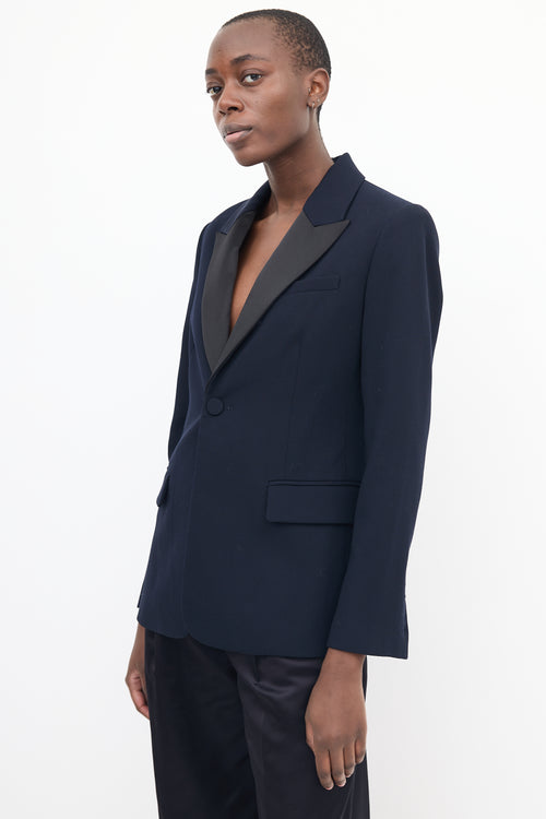 A.L.C. Navy Brandon Tux Blazer