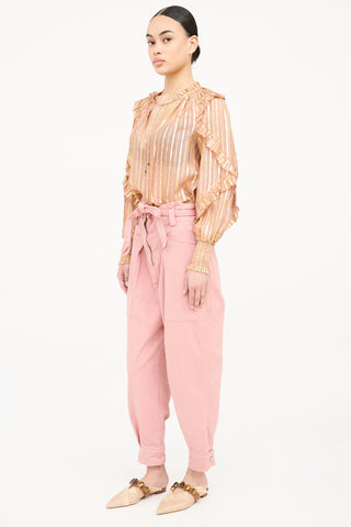 A.L.C. Paper Bag Waist Pant