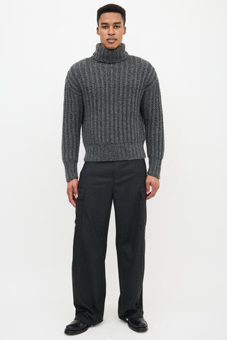 AMI Paris Wool Turtleneck Sweater