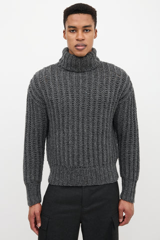 AMI Paris Wool Turtleneck Sweater