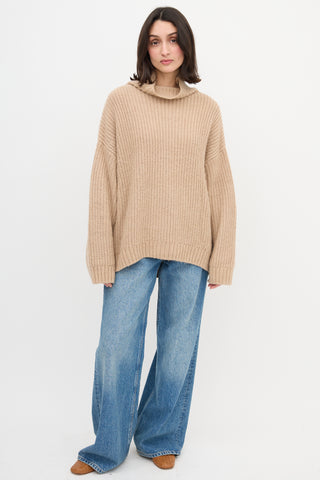 Anine Bing Wool Turtleneck Sweater