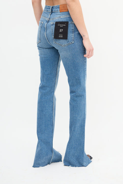 Anine Bing Medium Wash Roxanne Jeans