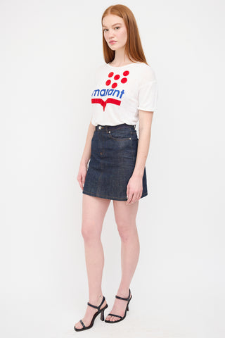 A.P.C. Raw Denim Mini Skirt