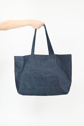 A.P.C. Dark Wash Denim Daniela Tote