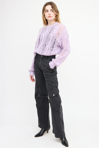 Acne Studios Wide Leg Cargo Trousers