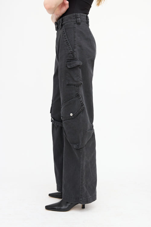 Acne Studios Wide Leg Cargo Trousers