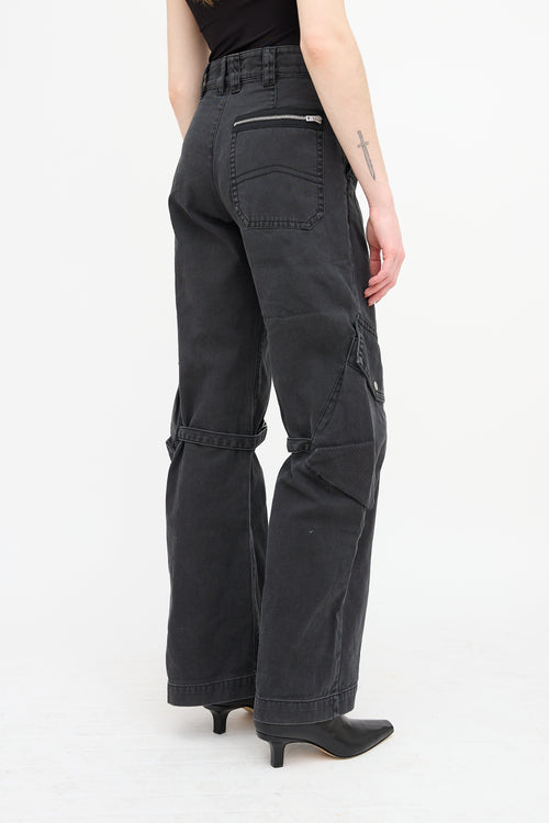 Acne Studios Wide Leg Cargo Trousers