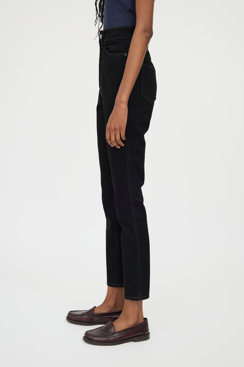 Acne Studios Black Denim High Waist Jeans