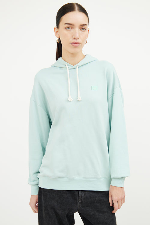 Acne Studios Seafoam Green Logo Hoodie