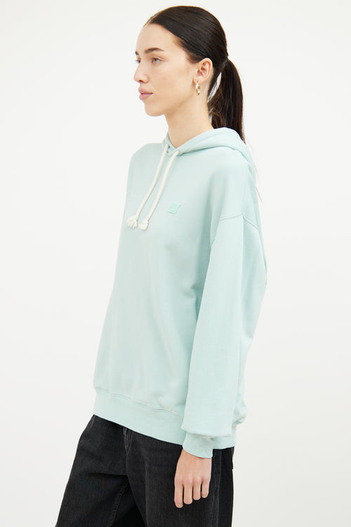 Acne Studios Seafoam Green Logo Hoodie