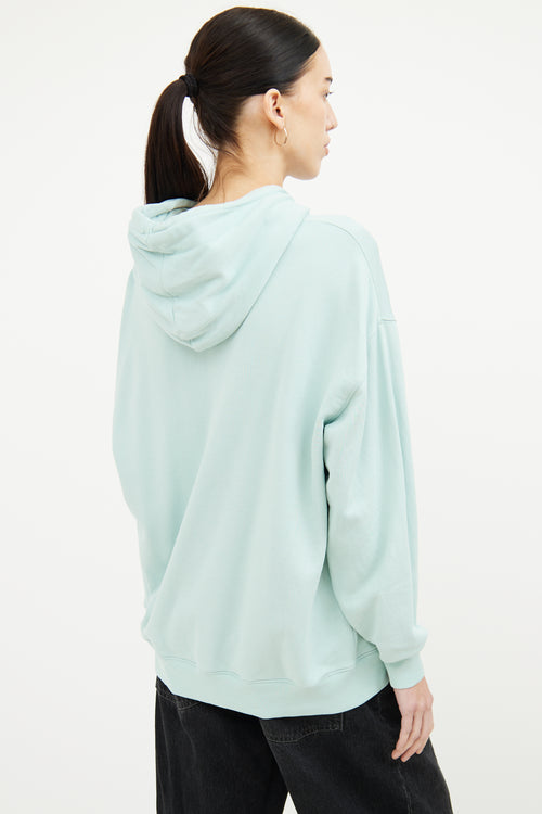 Acne Studios Seafoam Green Logo Hoodie