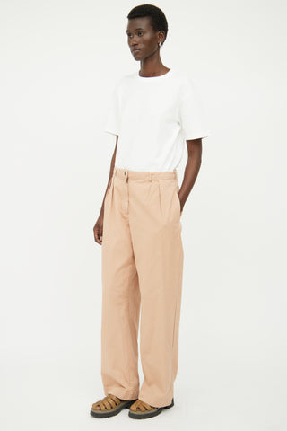 Acne Studios Beige Pleated Pant