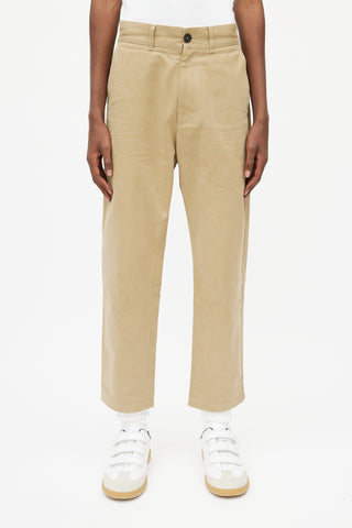 Acne Studios Beige Straight Leg Trouser