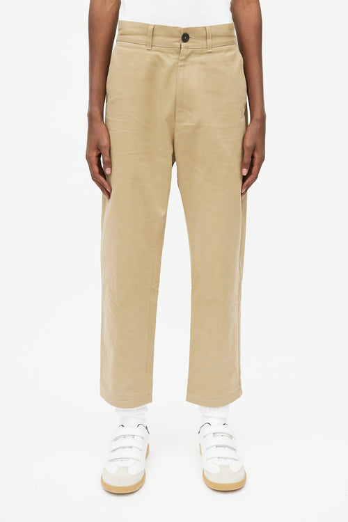 Acne Studios Beige Straight Leg Trouser